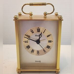 Linden Quartz Carriage Clock 4.5" Tall